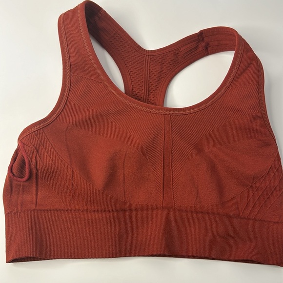 NEW BALANCE NB Ribbed Racerback Seamless‎ Athletic Tank Sports Bra Sz M - Picture 17 of 17